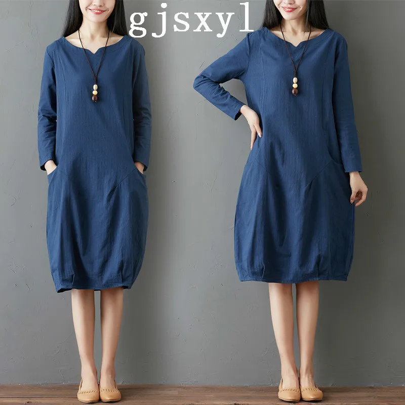 

Pattern Solid Color Will Length Cotton Sleeve Girls Fund maternity dresses pregnancy plus size dress elegant Free shipping