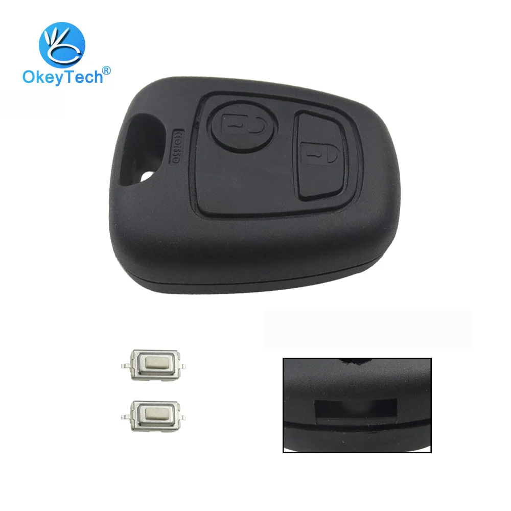 OkeyTech для Peugeot 107 207 307 407 206 306 406 Citroen C1 C4 сменный дистанционный чехол автомобильного
