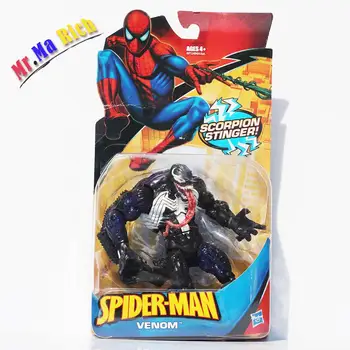 

6 "18 Cm Spiderman Figura Spider-man Venom Pvc Action Figures Allentato Del Giocattolo Di Trasporto Libero