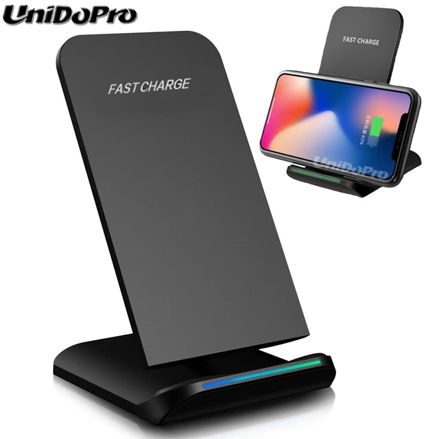 Fast Wireless Charger Pad for iPhone X 8 / 8 Plus Phone Qi