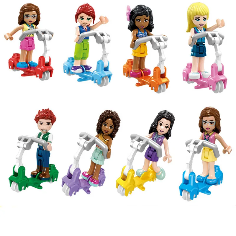 

Toys Fairy tale princess girl vicious building Olivia Stephanie Mia block model friend child toy compatible friendship JM-17
