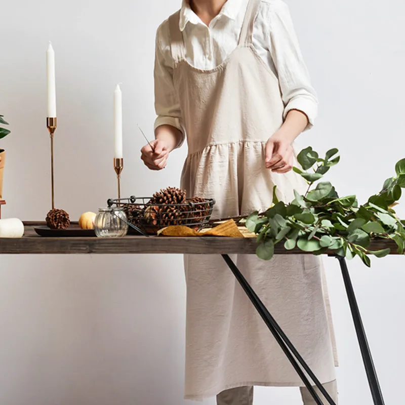 Cotton Linen Apron K26-7