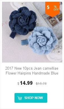 2017 Nova 10 pcs Jean camelliae Flor