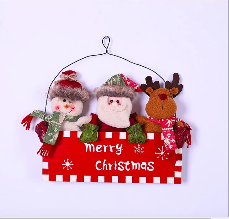 Модные деревянные рождественские украшения Adornos Navidad, рождественские подарки, рождественские украшения для дома - Цвет: 3