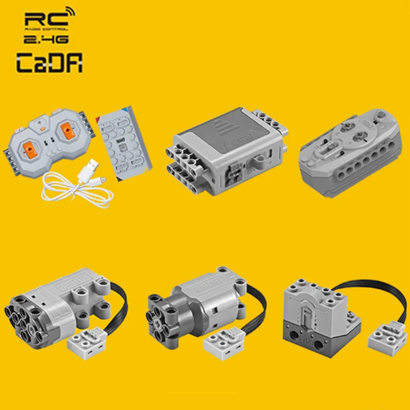 Motor Technical Power Functions legoingly technic creator Servo Motor Polarity Switch IR Speed Remote Control Receiver Battery