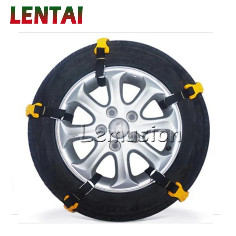 10 шт. противоскользящие цепи из ТПУ для автомобильных шин Seat Leon Ibiza Opel Astra H J G Insignia