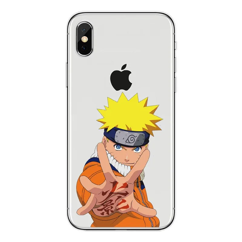 Чехол для телефона Naruto Kakashi Uzumaki Sasuke мягкий силиконовый чехол из ТПУ iPhone Apple 5 5S SE 6 XR
