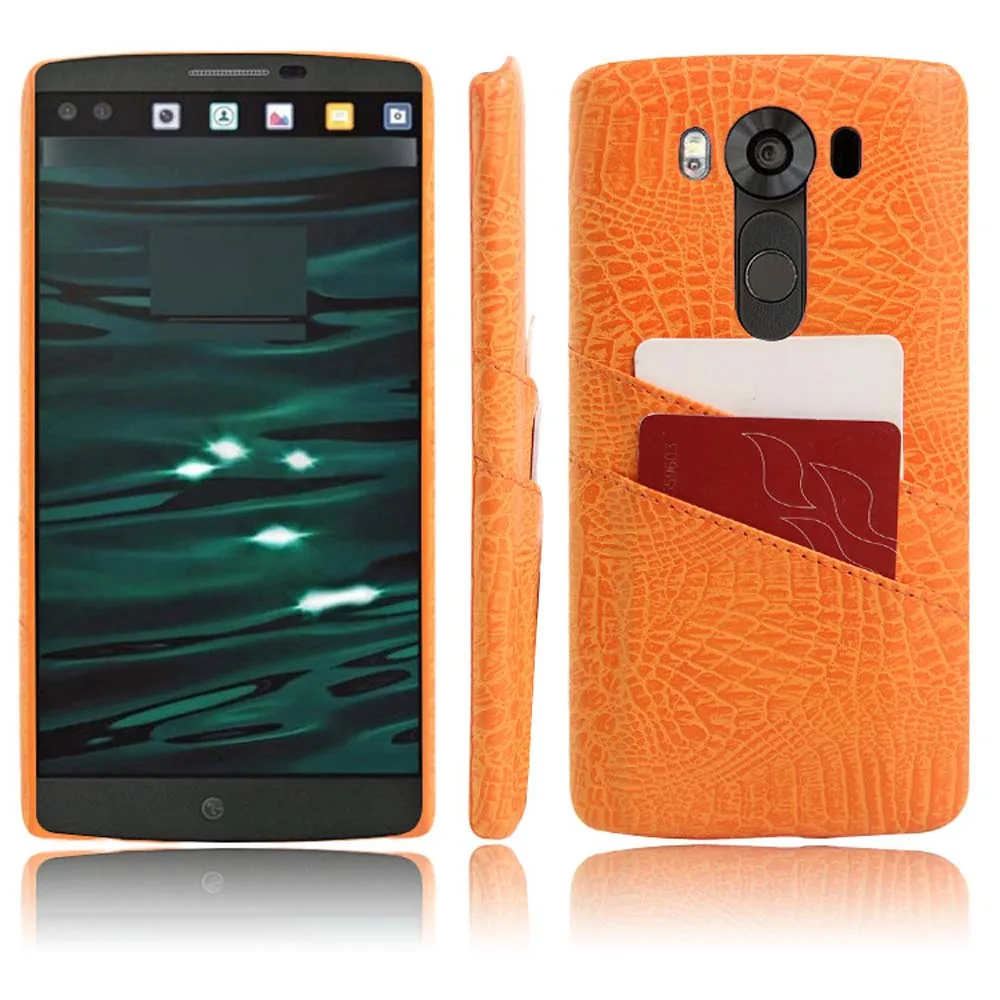 2016 New For LG V10/H968 Luxury Crocodile Leather Case Back Cover for
