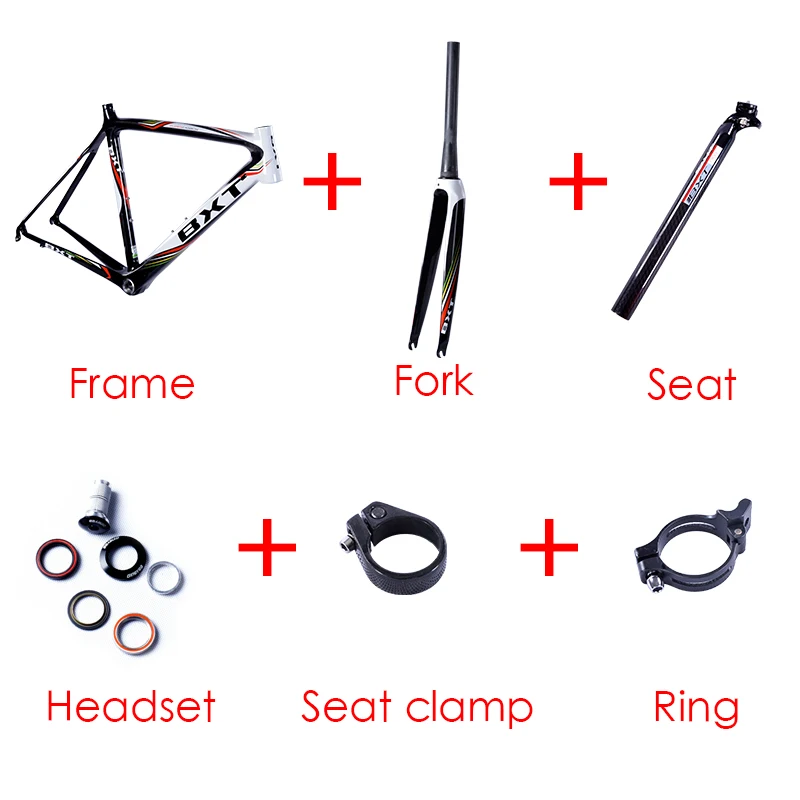 Cheap BXT T800 Super light Cheap 2017 Di2&mechanical 2017 carbon fiber bike frame bicycle frameset 50 53 55cm aero carbon road frame 3