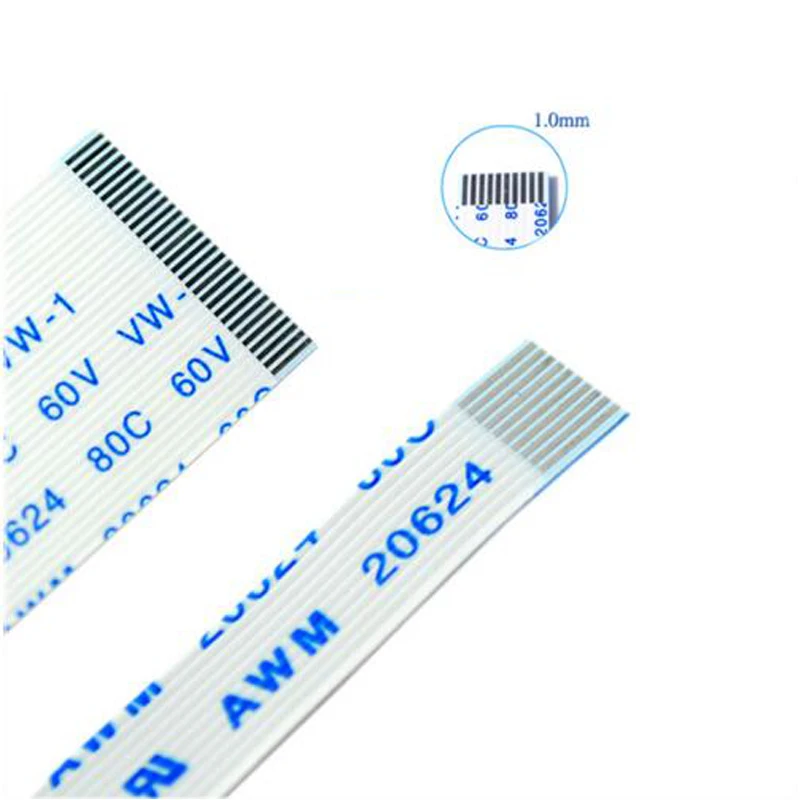 

10Pcs FFC-1.0MM Flat flexible cable FFC FPC LCD cable AWM 20624 80C 60V VW-1 FPC Pitch 1.0mm FPC extend cable
