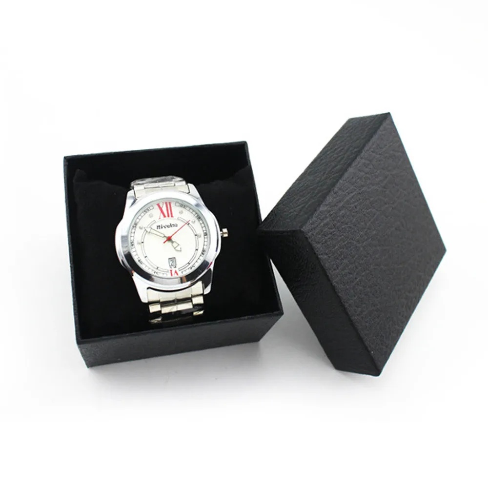 Чехол для браслета caja reloj черный синий красный прочный подарочный футляр