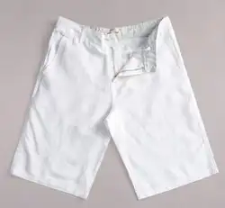 Летние и осенние мужские льняные шорты хлопок рами прямые мужские повседневные штаны чистого цвета TX75