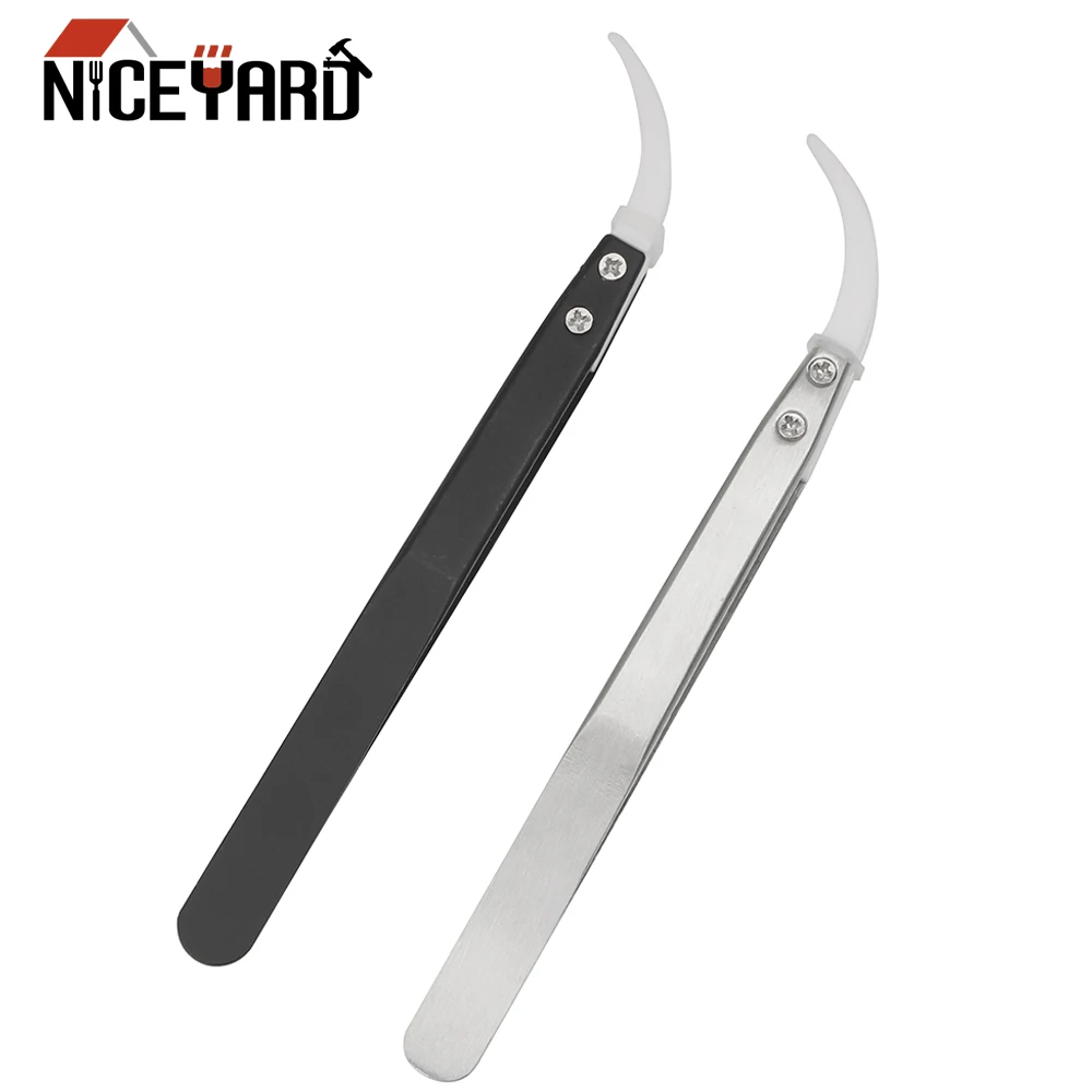 NICEYARD пинцет с изогнутыми наконечниками точный керамическими и ручкой из