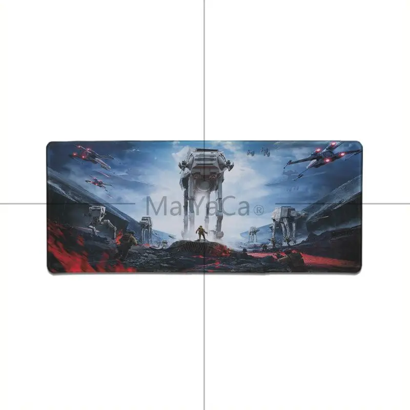 LockEdge 30x80cm MaiYaCa мальчик подарок коврик Звездные войны фильмы X Крыло большой коврик для мыши ПК компьютерный коврик прочный офисный игровой аксессуар подарок коврик для мыши Аниме - Цвет: LockEdge 30x80cm