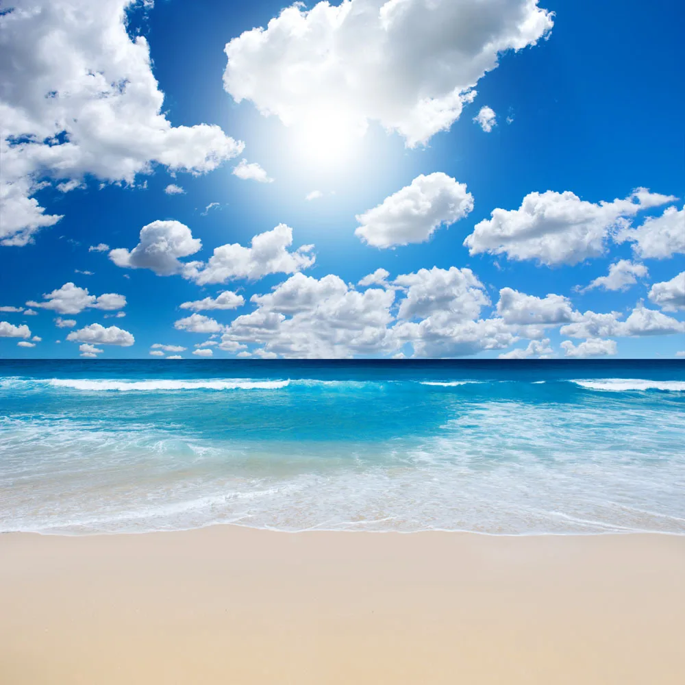 

SHANNY 10x10ft Vinyl Custom Sea Photography Backdrops Prop Photo Studio Background THY-2075