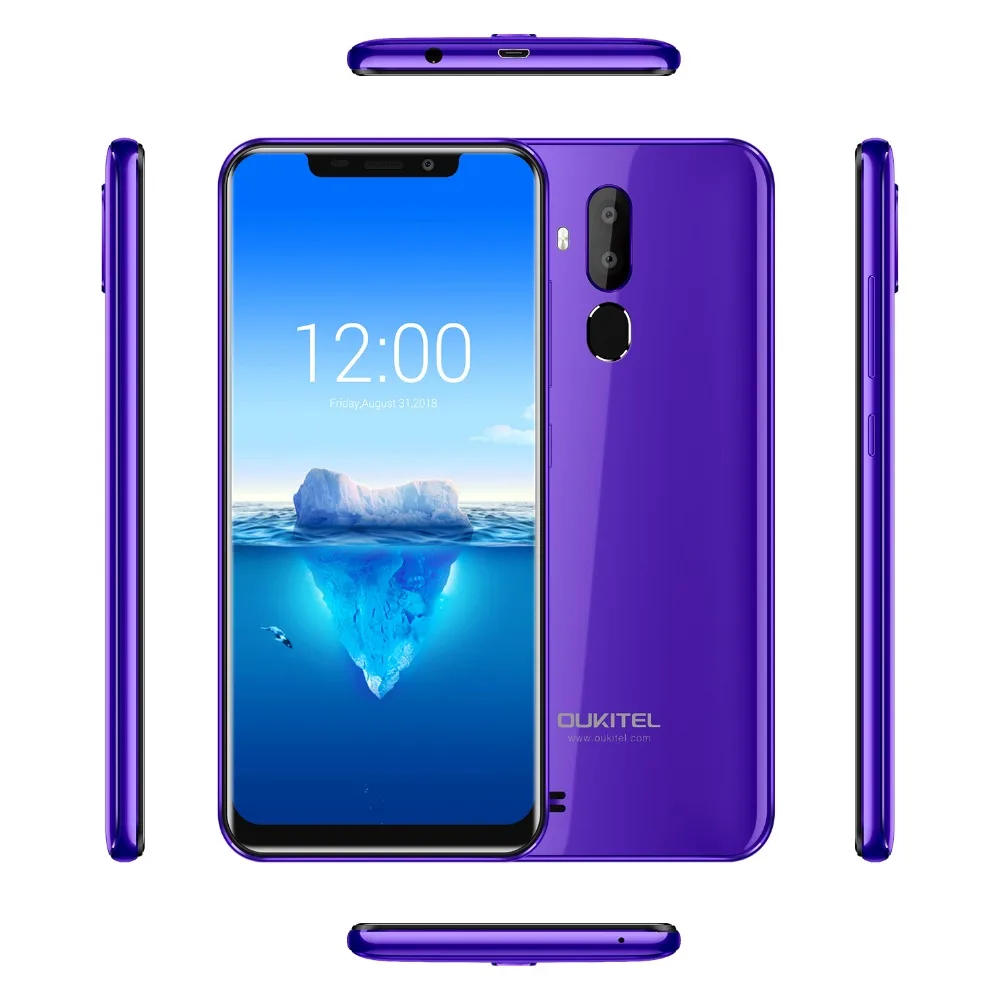 Мобильный телефон OUKITEL C12 Pro, 6,18 дюймов, 19:9, отпечаток пальца, Android 8,1, четырехъядерный процессор MT6739, 2 Гб ОЗУ, 16 Гб ПЗУ, 3300 мАч, 4 Гб, разблокировка смартфона