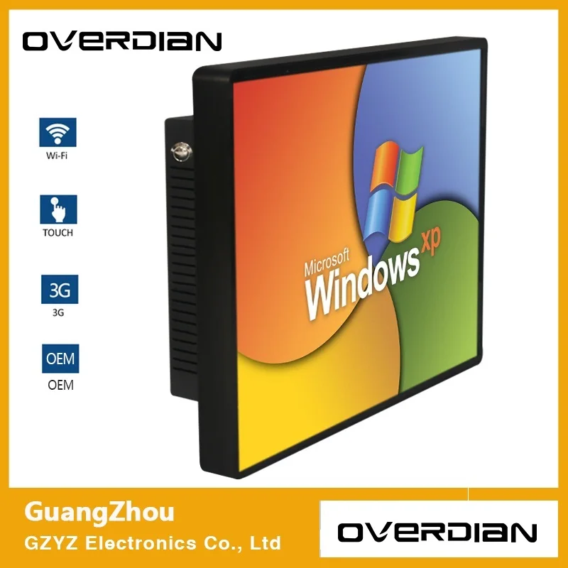 

19inchXP System Industrial Computer Household Embedded Computer ResistanceTouch Plane computer Screen Single Touch1280*1024