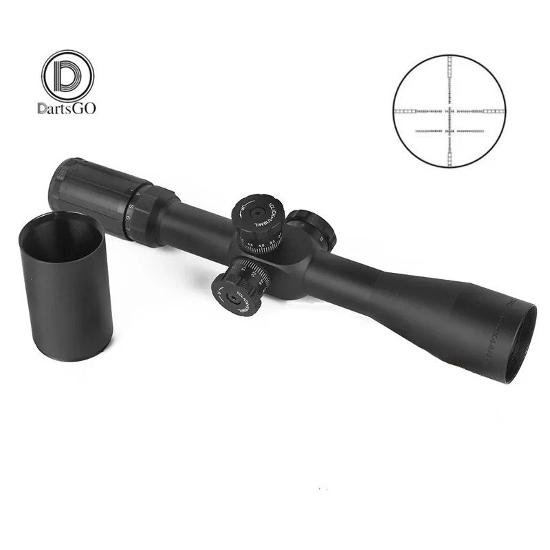 DDartsGO тактическая охотничья стрельба TMD 4 14X44 FFP Riflescope травленая сетка с подсветкой