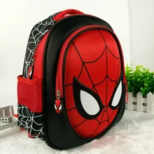 Hot 3D estéreo niños Boy spider man Lindo Nuevo Bolso de Escuela Niños Mochila Kids Niños de Dibujos Animados Mochilas escolares Mochilas bebé