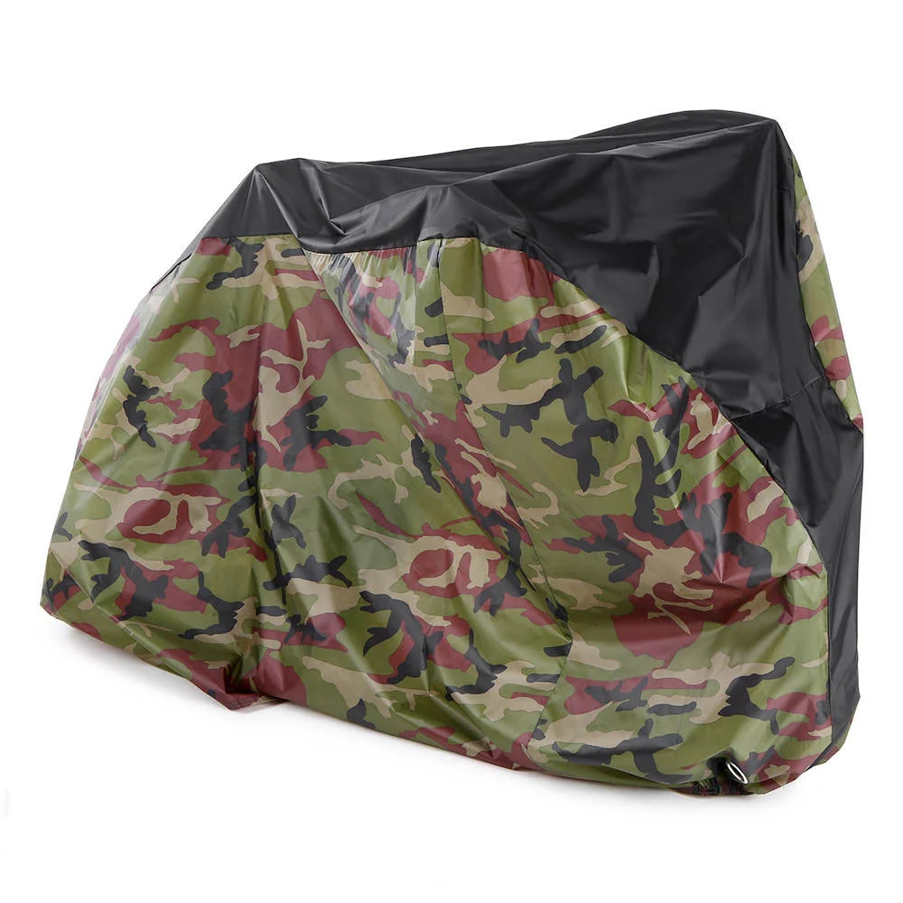 Camouflage Складной пылезащитный чехол для велосипеда, мотоцикла, дождя/солнца/пыли/воды, защита для велосипеда, велосипедное Защитное снаряжение для улицы - Цвет: Camouflage