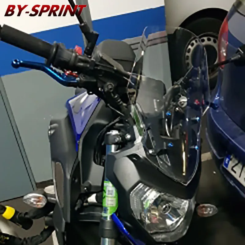 Мотоцикл для YAMAHA mtmt07 FZ07 FZ-07 лобовое стекло козырек на лобовое стекло Viser двойной пузырь