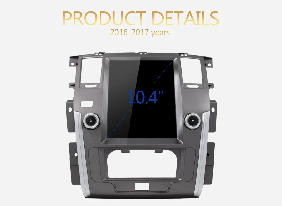 KiriNavi 13," HD сенсорный дисплей Android 6,0 для NISSAN PATROL Автомагнитола MP5 Аудио gps навигация Мультимедиа воспроизведение 2012