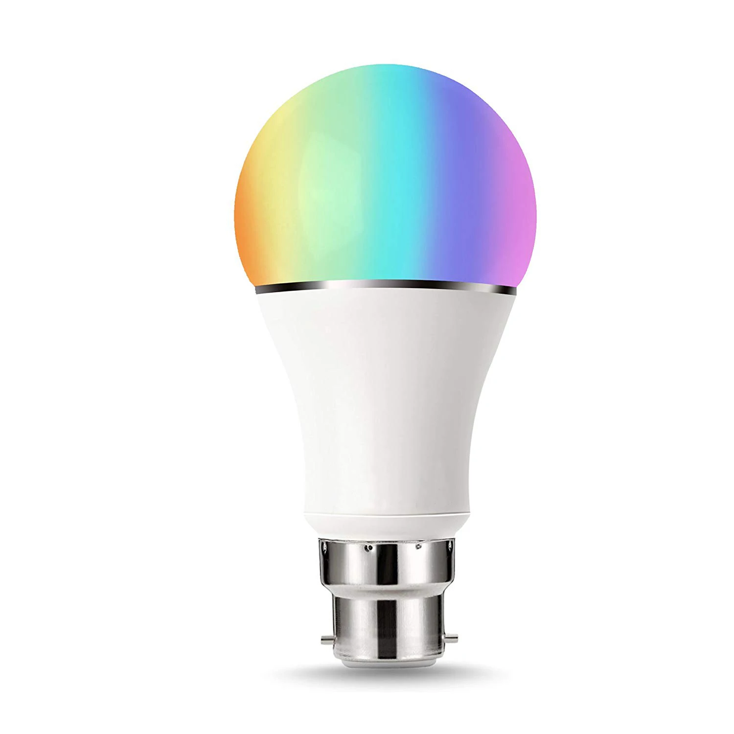 Smart Светодиодный лампы B22 RGBW Цвет меняется 60 W эквивалент, Функция времени, удаленный Управление IOS/Android работать с Alexa, Google дома