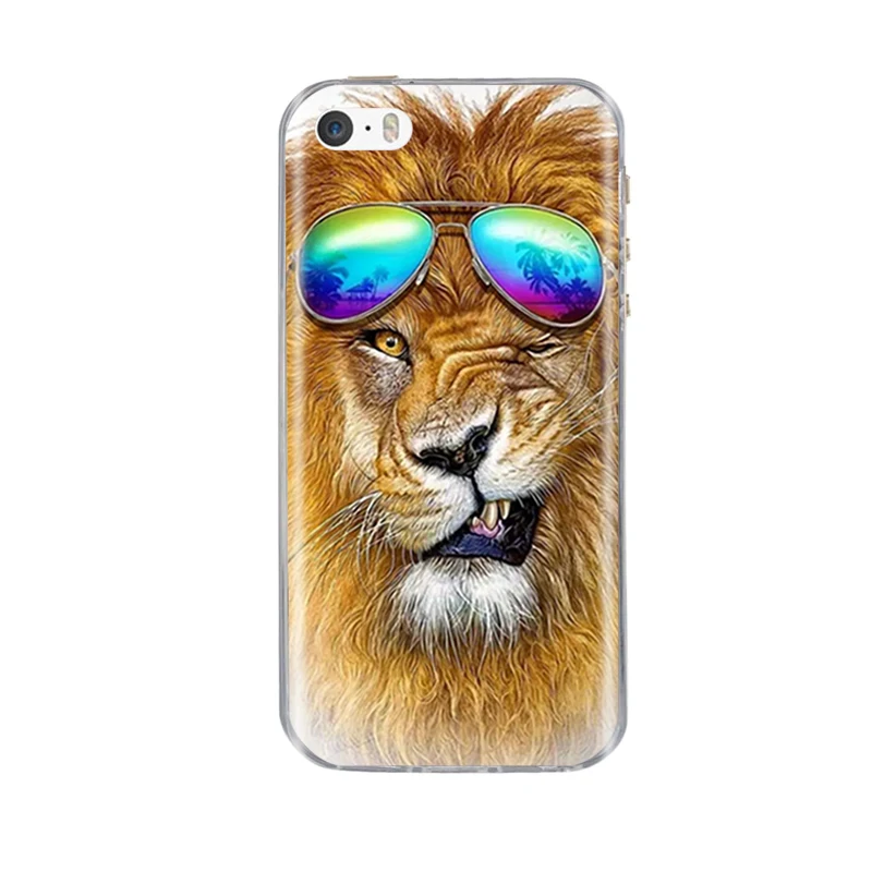 Для iPhone 5 6 7 8 чехол 3D Capa для 5S 6s силиконовый SE чехлы телефонов|Бамперы| |