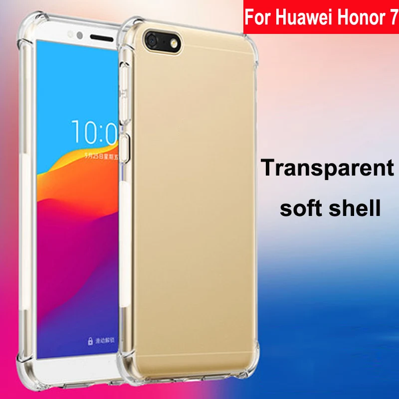 Чехол для Huawei Honor 7, мягкий прозрачный ТПУ, чехол для телефона, чехол для Honor 7, задняя крышка Honor7, DUA-AL00, чехол для телефона