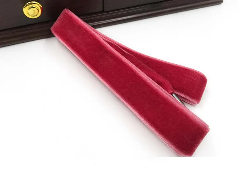 watermelon red SENTCHARM/Новое поступление; бархатные однотонные шнурки для повседневной обуви; модные шнурки с металлическими завязками для детей и взрослых - Цвет: watermelon red