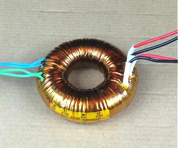 8+ 8V или 16V+ 16V 220V вход медь пользовательские тороидальный трансформатор 30VA для источника питания усилителя