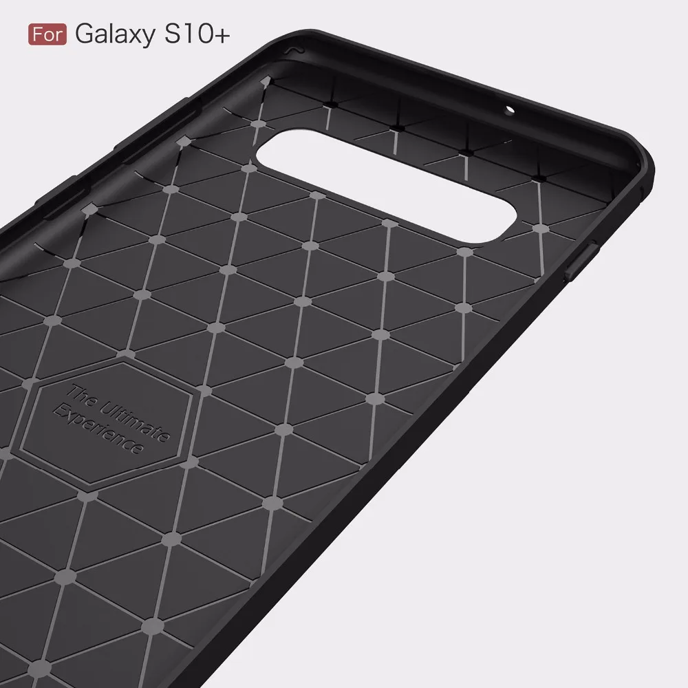 20 шт./лот углеродного волокна рисунок Задняя накладка чехла из ТПУ для Samsung Galaxy S6 S7 S6 S7 край S8 S8 плюс S9 S9 плюс S10 lite плюс 5G