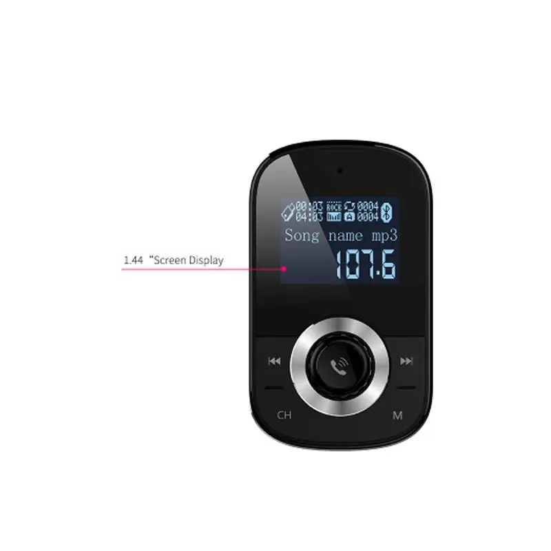 Onever USB Зарядное устройство adaptervehicle Bluetooth и системой «Хендс-фри» для FM передатчик модулятор MP3 стерео аудио плеер, автомобильный набор