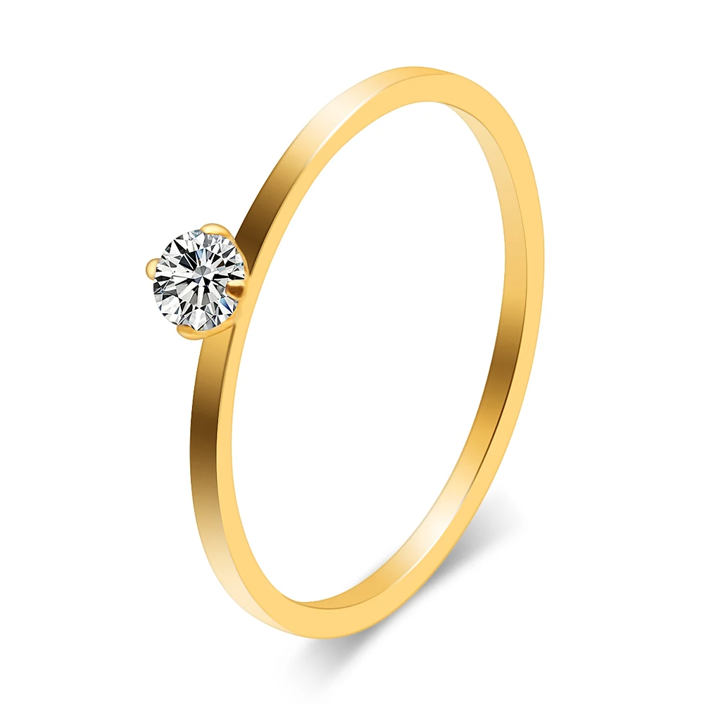 Gold Ladies Ring GLR-EU972 - Best Jewellers in Chandigarh