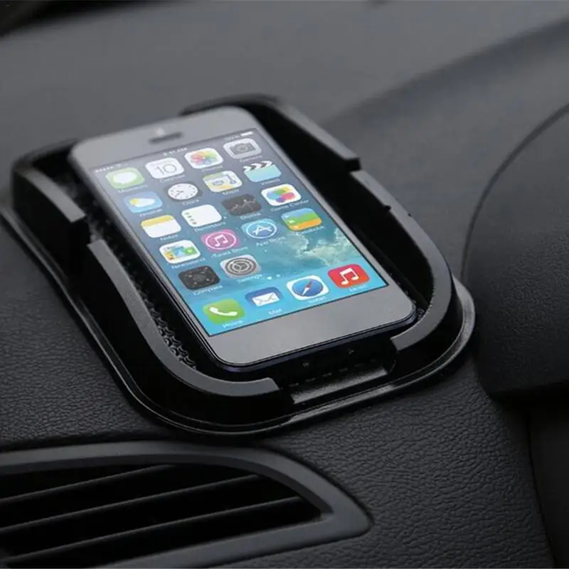 

New Multifunctional PU Car Mat Car Navigation Stand Large Car Single Card Slot Universal Mobile Phone Holder Car Accessories