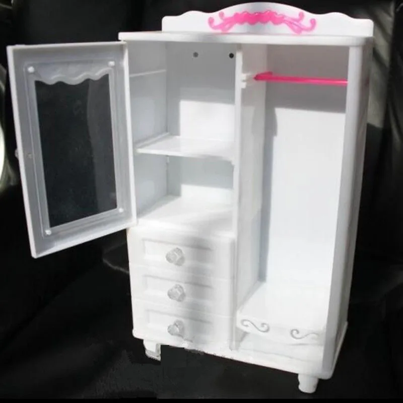

CXZYKING Doll Accessories Furniture Cabinet Furniture Princess Bedroom Closet For Girl Mini Toy