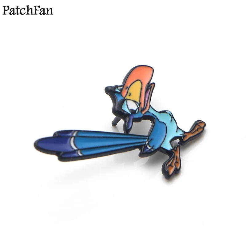 20 шт./партия, Patchfan, Лев, король, гранат, мультфильм, эмаль, булавки, модный рюкзак, рубашка, сумка, броши, Значки для мужчин и женщин, A1864