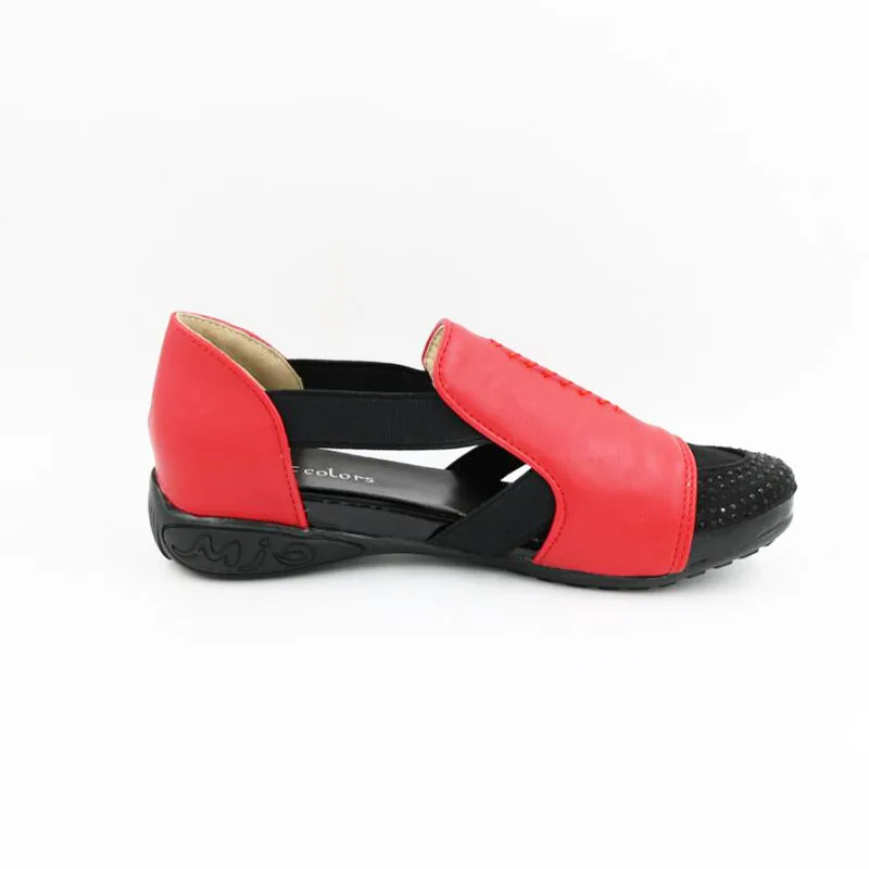 Г.; Модные женские летние туфли на плоской подошве с вырезами; удобные повседневные женские лоферы без застежки, украшенные кристаллами; большие размеры 34-41