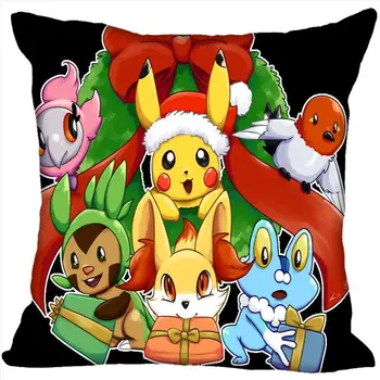 

H+P#183 New Hot Custom Pillowcase pokemon#2 soft 45x45 cm (One Side) Pillow Cover Zippered SQ01003@H0183