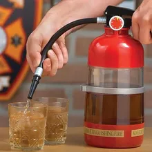 2000 Ml Weinkaraffe Brandbekämpfung Getränkespender Kreative Feuerlöscher Getränkespender Flüssigkeit Wasserspender Maschine