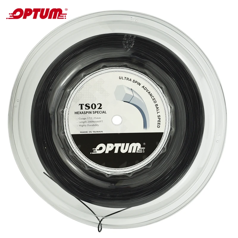 Optum hexraspin especial 1.25mm hexagonal tennis string