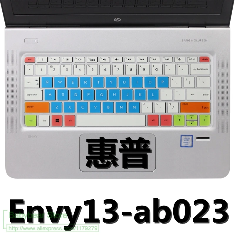 CaseBuy Keyboard Cover for 2020 2019 HP Envy 13 13.3 inch 13-aq0005nr aq0044nr aq0045cl aq1013dx /2020 2019 HP Pavilion 13 13.3 inch Laptop an1010nr an0031wm HP Envy 13 Laptop Accessories Mint 