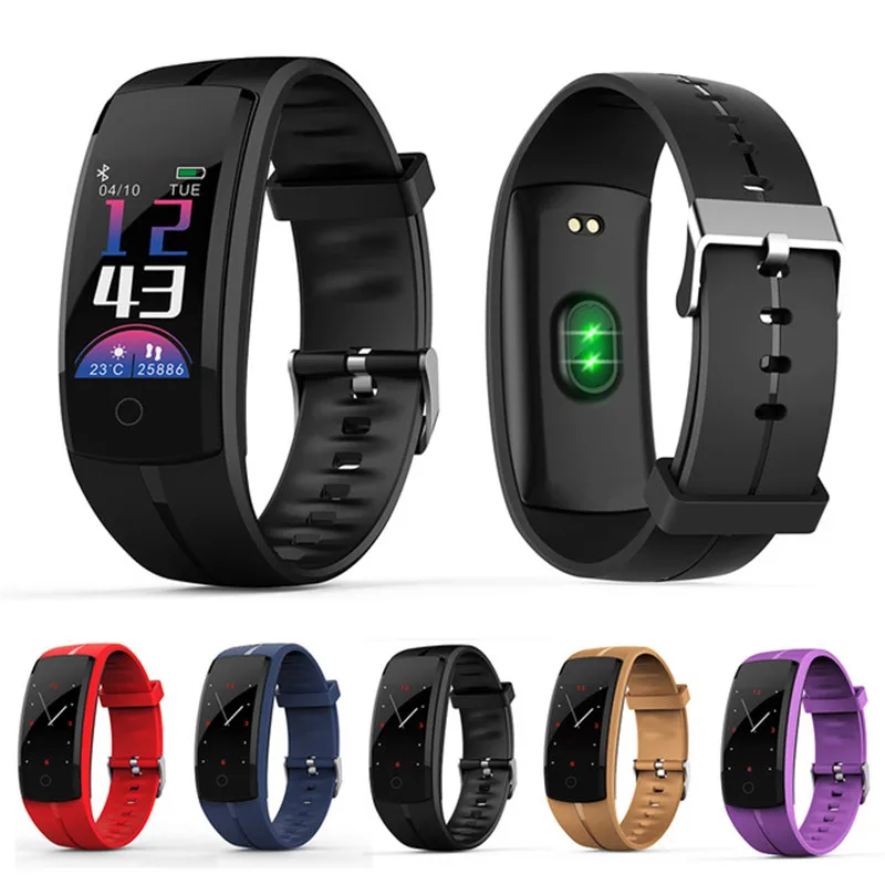 

Color Screen Smart Wristband Blood Pressure Bracelet Heart Rate Sleep Monitor SportS Fitness Tracker Smart Watch for Android IOS