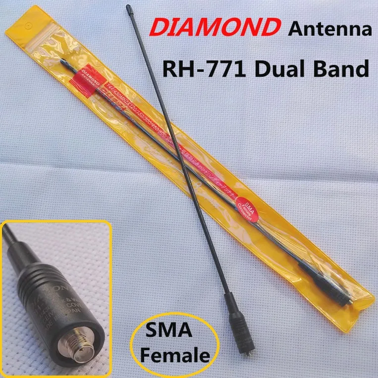 SMA Female Antenna for Baofeng Puxing Wouxun Kenwood Dual Band Antenna RH771