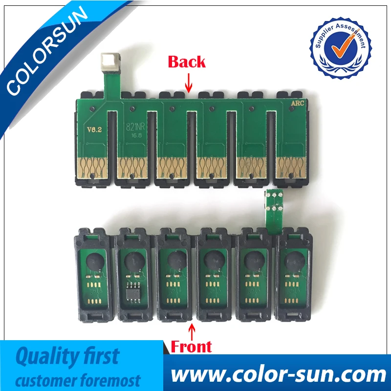 Новый чип ARC T821N T0821 фотоэлемент для принтера Epson T50 T59 TX700 TX800 TX820 TX710W TX650 TX810FW RX615 Ciss|arc