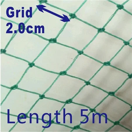 Садовый забор сетка растение лозы альпинистские зеленые сети забор сетка птицеводство цыпленок фазана забор садовая сеть - Цвет: grid 2.0cm length5m