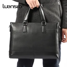 Черный кожаный портфель натуральная кожа мужская деловая сумка высокого качества сумка-мессенджер модный портфель для ноутбука мужской