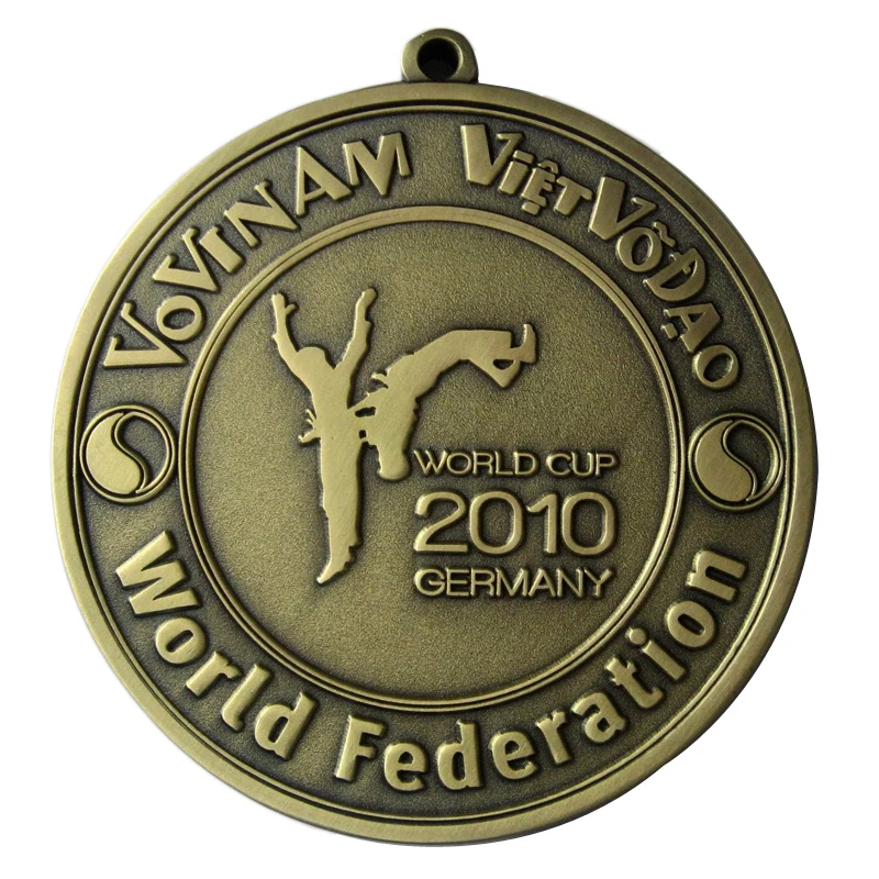 

Customized Ancient Bronze Medal Free Design Memorial Medal k200182