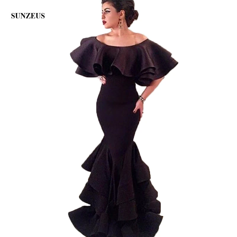 black gala gown