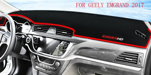 Автомобильный анти-светильник коврик светильник теплоизоляция украшения защита от солнца затенение коврик для Geely Emgrand EC7 GS GL - Название цвета: 2017 Emgrand